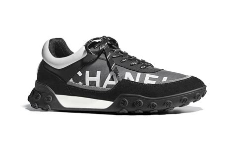 chanel sneakers dames zilver|chanel nylon sneakers.